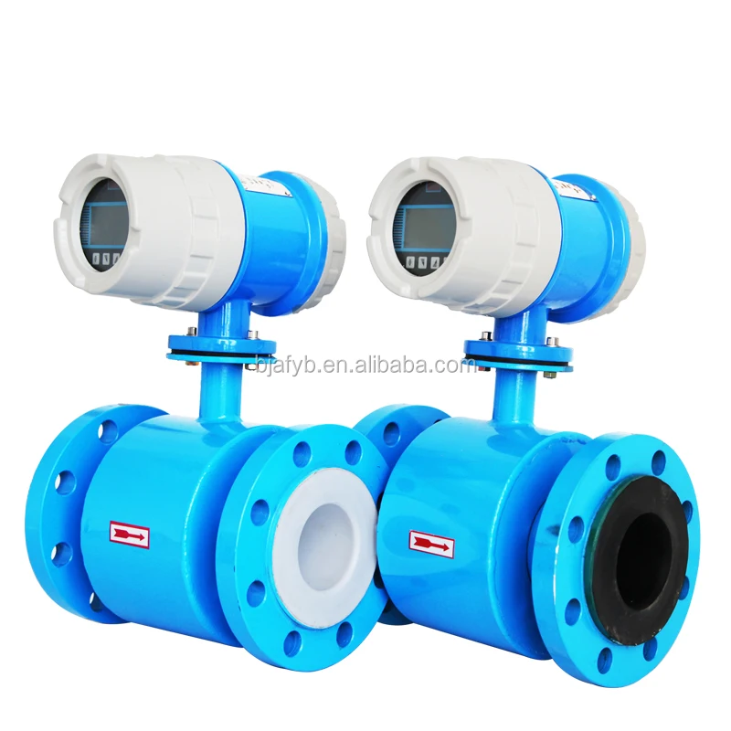 High accuracy sewage electric flowmeter with 4 - 20 mA output / Waster water flow meter