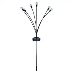 Honey Fly LED Solar Glowworm Light IP65 Waterproof 600mAh Muti-color Solar Firefly Pathway Lawn Lamp for Garden Decor Landscape