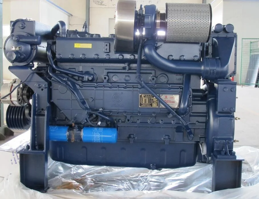 В наличии Weichai Судовой двигатель 190HP WD10C190-15 с предварительным HC138 коробки