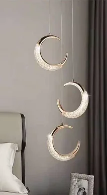 Chandelier duplex building villa hollow hall crystal lamp hotel lobby LED luxury lamps