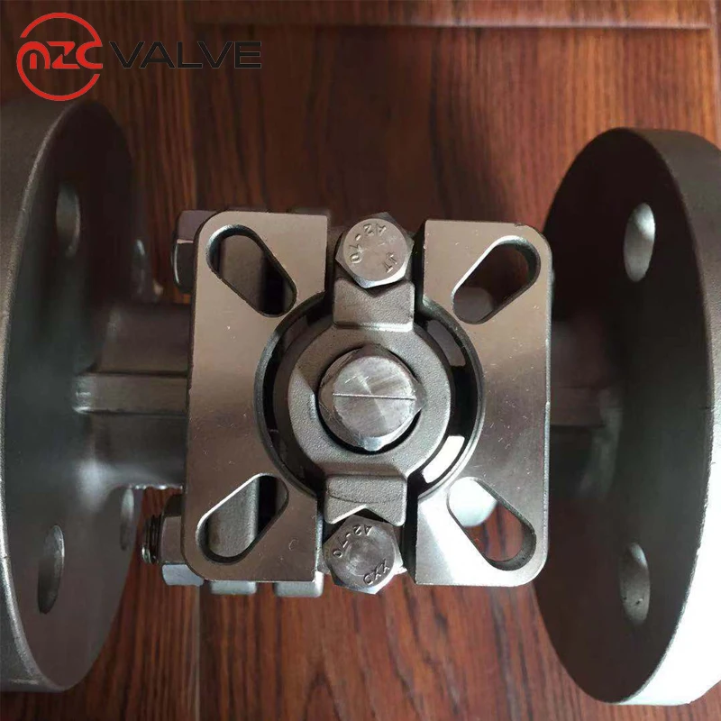 2 шт. фланцевый конец с прямой монтажной площадкой ISO5211 шаровой клапан Pn16