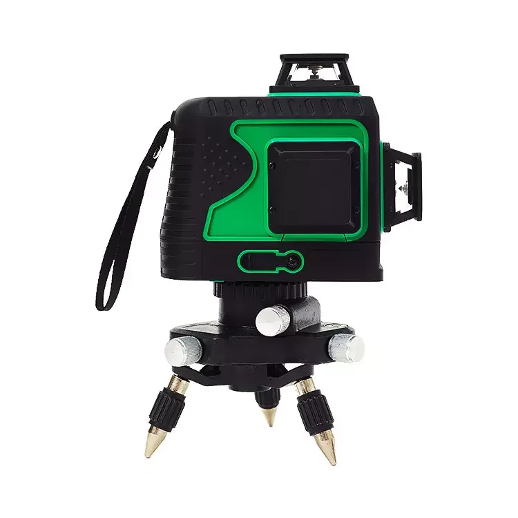 Automatic Self Leveling 360 Rotating Rotary 3D Laser Multi Cross Line Red Green Beam Laser Level 3D 12 Lines Meter