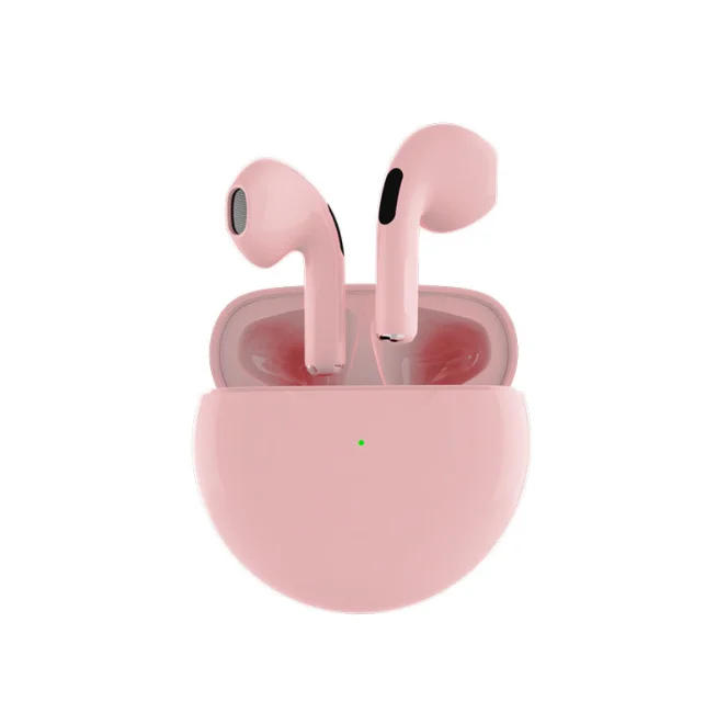 
2021new electronics pro 6 earphone wireless headphones PRO B circle charging case mini earbuds earphones 