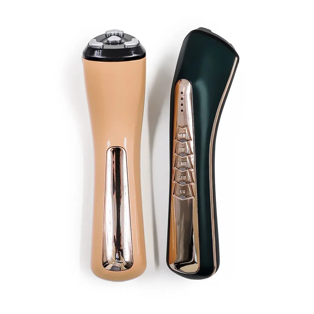 wholesale Generated Sonic 3LED Light Lift EMS RF UP Therapy Vibration Wrinkle Anti-Aging Face Neck Massager