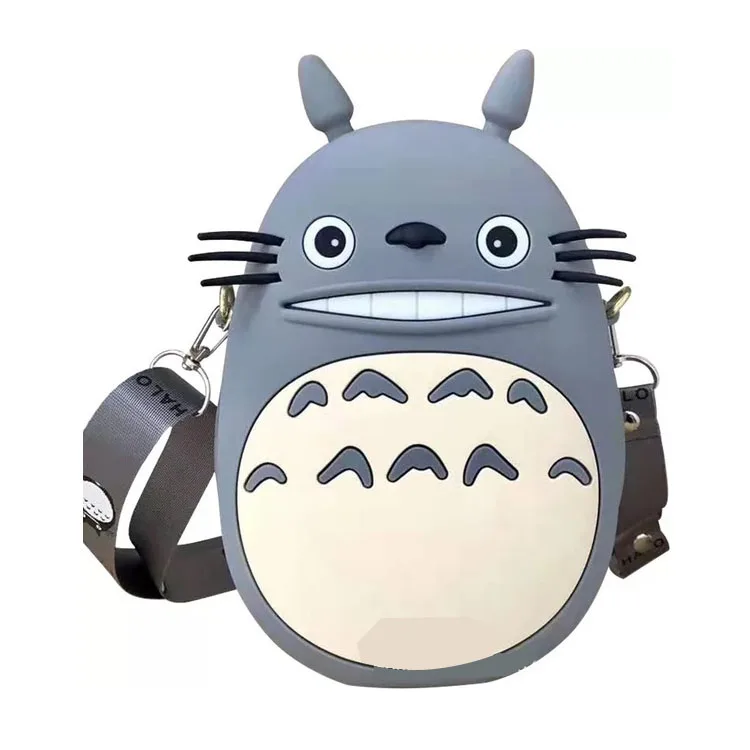 Big Silicone Coin Purses & Pouches Bags Silicon Shoulder Lanyard Women Girls Kids Cute Crossbody Bag for Girl Zipper Purse Pouch