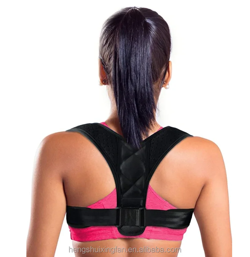 Amazon Hot sale neoprene Lumbar support Belt Posture Corrector Back Brace posture corrector for women and men