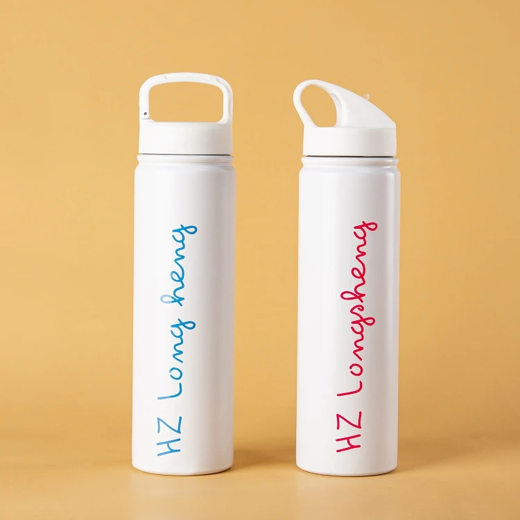 Bpa free hot and cold custom logo thermal drink bottle double wall vacuum flask insulated stainless steel water bottle