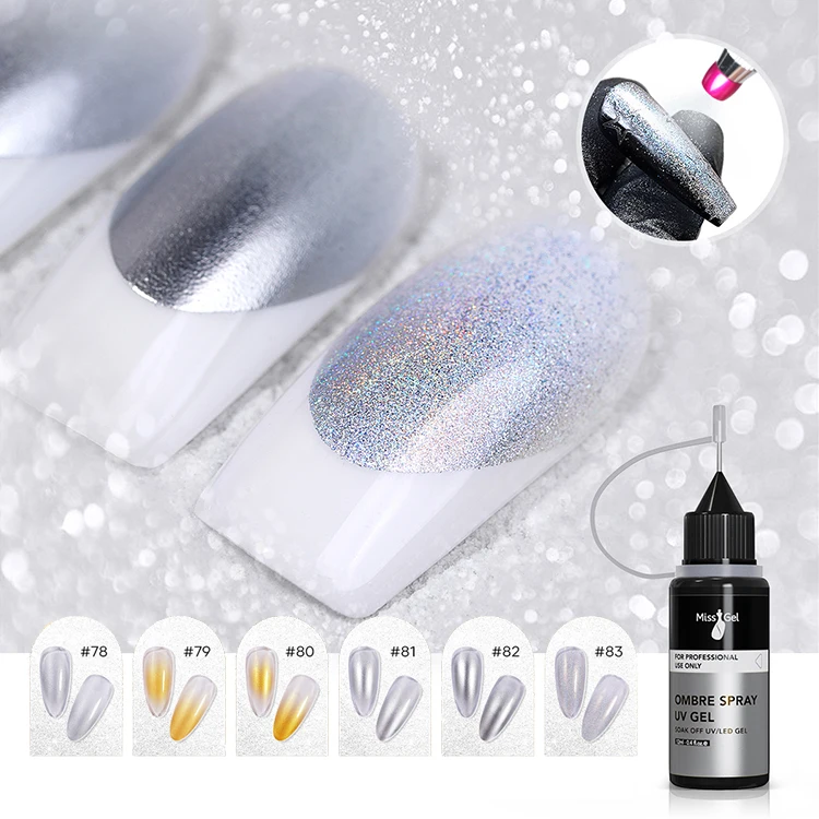 Private Label 83 Colors Nail Art Inks Airbrush Paint Nail Polish Vegan Ombre Spray Airbrush Gel For Nails