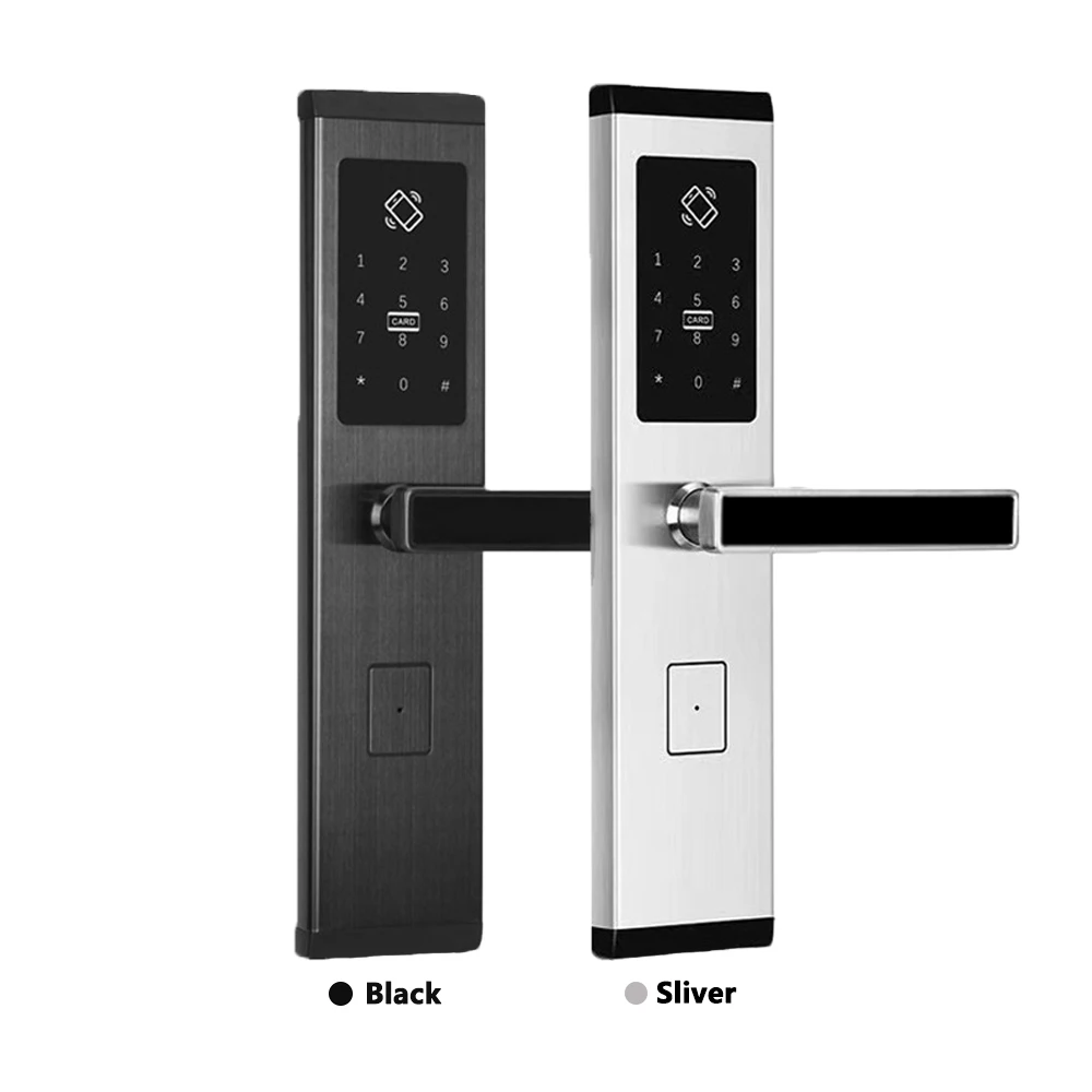 YOHEEN Stainless Steel Security Electronic Smart Biometric Fingerprint Door Handle Lock With BT TTLock APP for Home