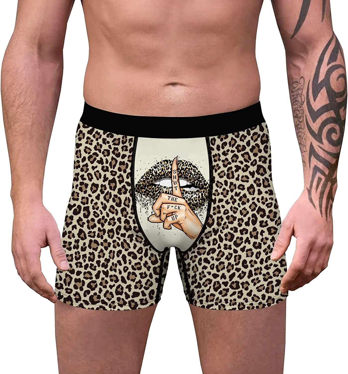 OEM ODM Custom Print Mens Underwear with logo Custom Men Underwear Boxer Dropshipping Funky Print Boxers for Man
