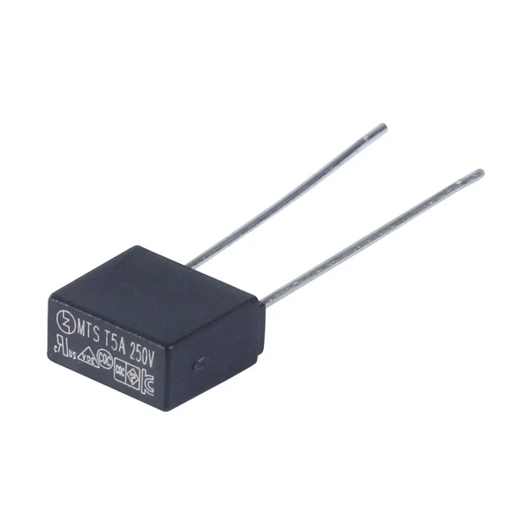 300V Square Fuse NTS Series Time Lag Slow Blow 8x4x7mm Radial Lead Micro Fuse 100mA 300V Dip Square Fuse 300VDC Using DC Power