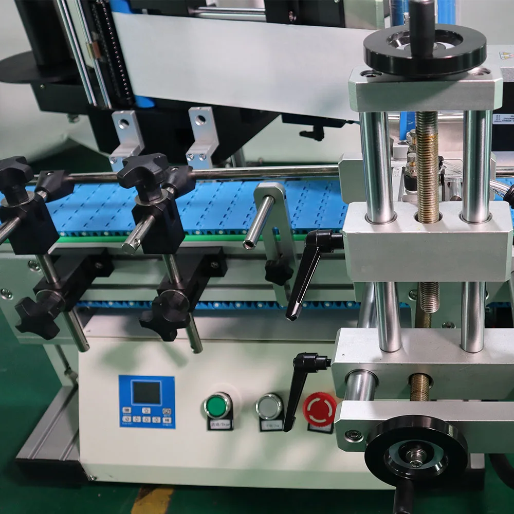 GOSUNM Automatic Sticker Can Jar Tin Labeling Machine Glass Plastic PET Round Bottle Labeling machine