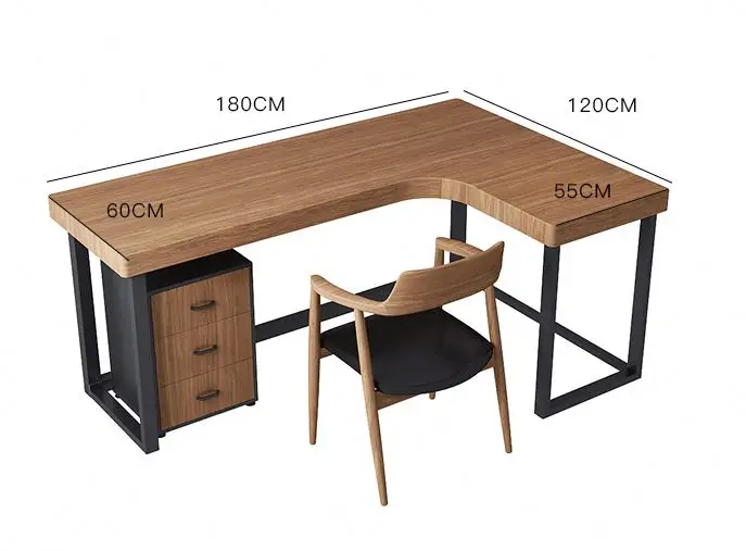 L Shaped Desk Corner Computer Desk PC Laptop