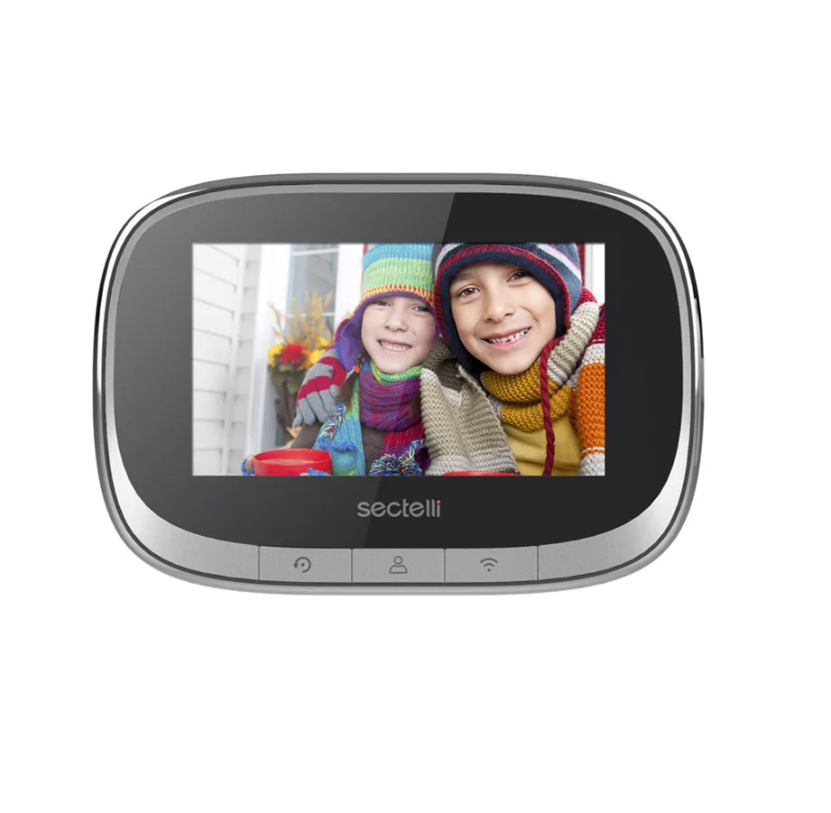 4.3inch digital ring wifi wireless video door bell camera Phone Video intercom door bell door viewer