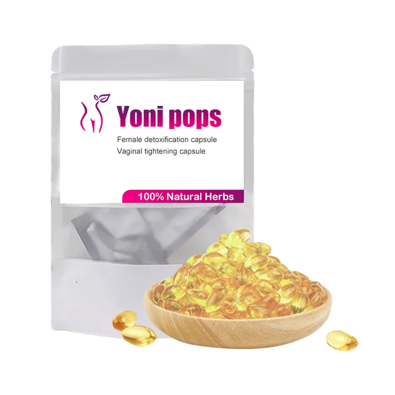 Natural Organic Herbal Vagina Cleaning Pills Yoni Pops Borac Acid Capsules Vaginal Suppositories