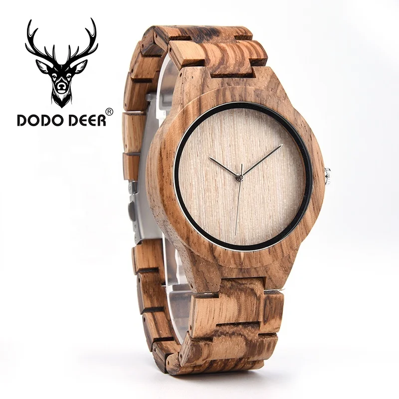 DODO DEER Wooden Couple Watches Quartz Watch Movements Lover Wristwatches Natural OEM with Japan in China Watch Factory Sport