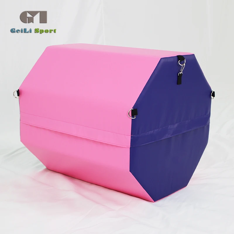 High quality Gymnastics Octagon Barrel PVC Octagon Tumbling Trainer Octagon Tumbler for Training