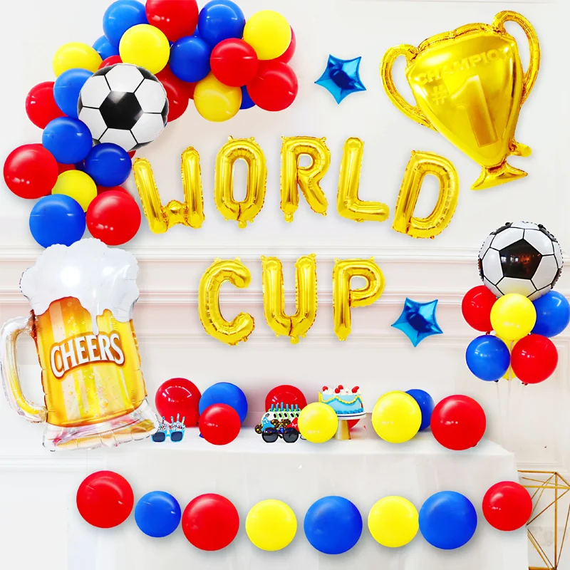 TLX 11 Years Football Sports Themed Decorations Championship Latex Foil Party Balloons Arch Kit Balloon Birthday Decorations