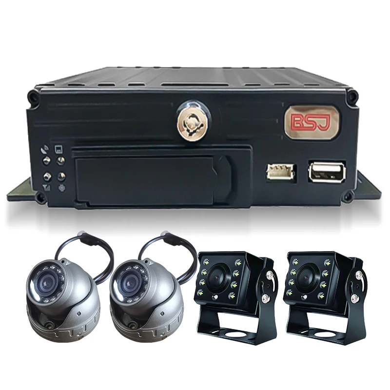 YQ-GD02R four-way vehicle remote video surveillance GPS4g positioning recorder large truck cold chain temperature control