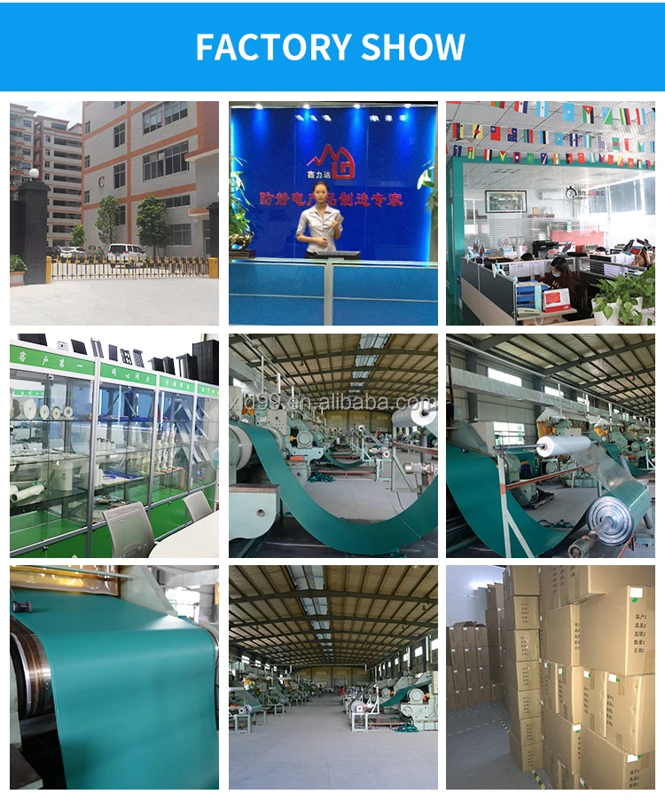antistatic rubber anti-static grounding poimt floor green anti static table workbench esd-mat roll full antifatigue esd mat