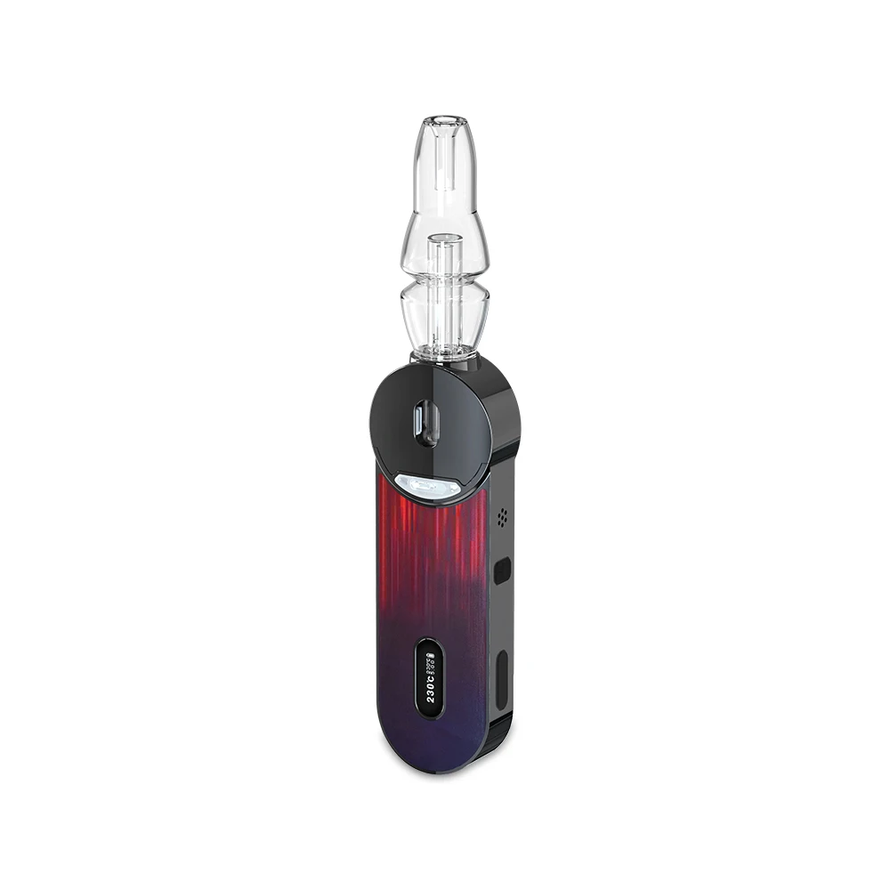 Hot Selling Portable 1500Mah Best Herbal Wax Best Dry Herb Vaporizer with glass pipe