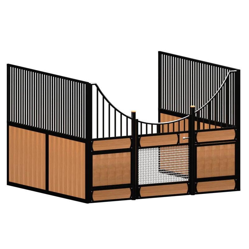 Prefab horse stable equipment Bamboo Wooden Stable Equipment