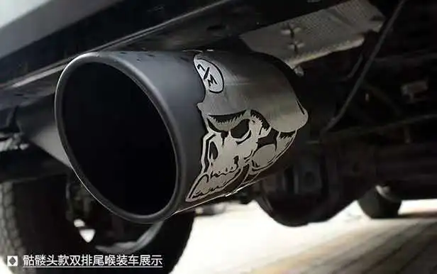 Spedking Hot Sale 4x4 auto tuning accessories Car  Metal Mulisha Exhaust for Jeep Wrangler JK