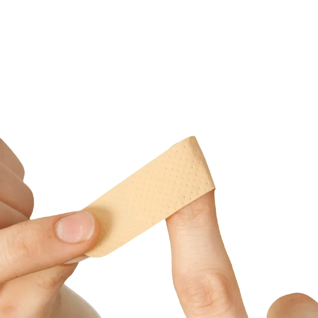 Unimaster Customized Logo Bandaid Plaster First aid Fabric Skin Color Wound Adhesive Bandage