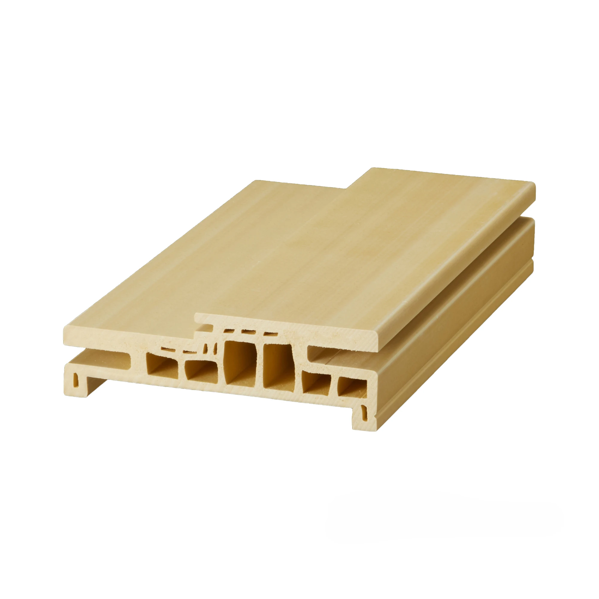 New Design Low Price Customized 155cm Waterproof Wooden Plastic WPC Main Door