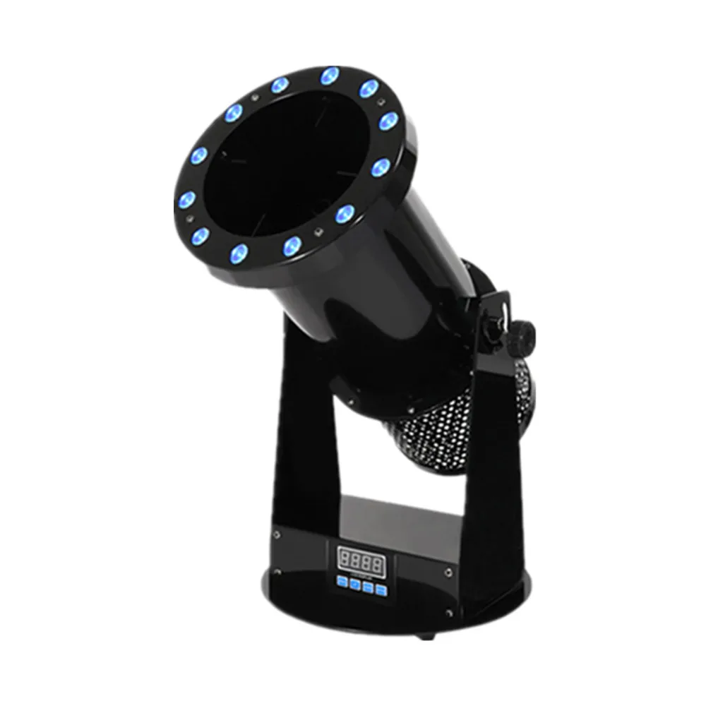 Оборудование для вечеринки, электрическая пушка для конфетти со светодиодом