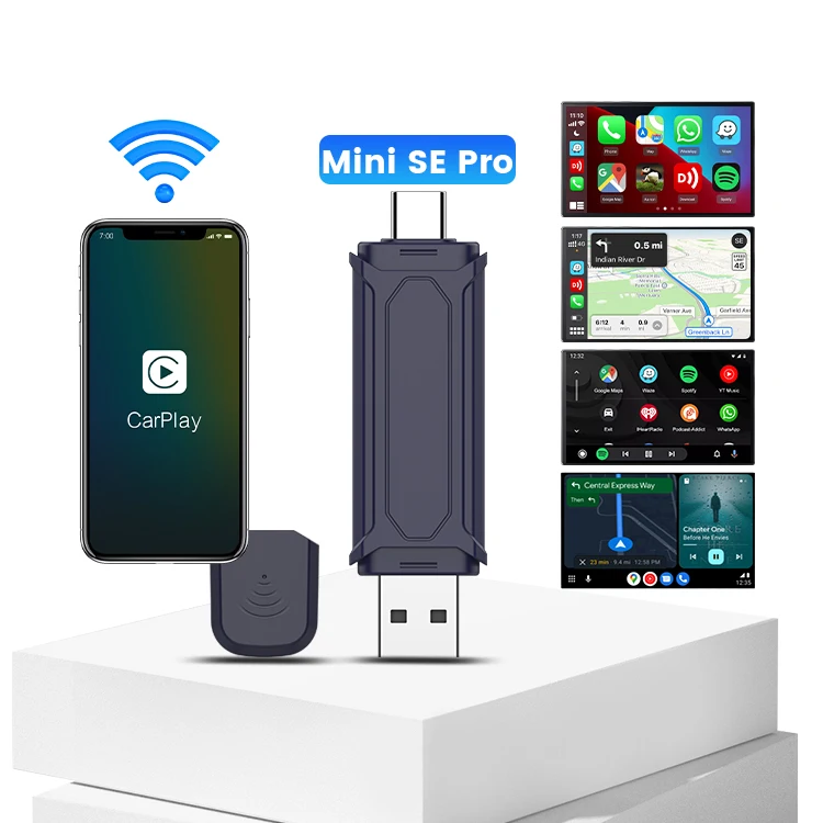 Новое поступление адаптер Carlink Mini Pro Sans Fil 2 в 1 беспроводной Usb-адаптер для игры автомобиль Apple