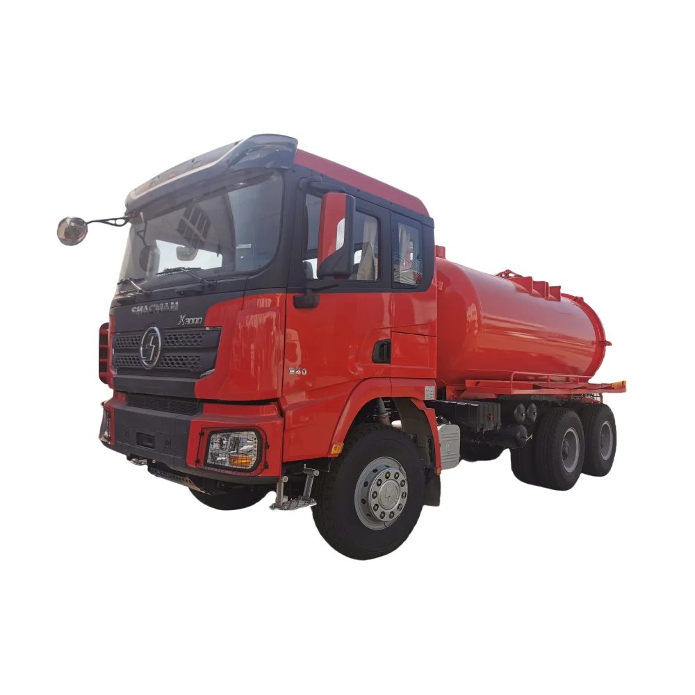 SHACMAN X3000 sewage suction tanker truck 3 axes sewage suction truck for sale