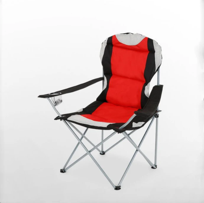 custom outdoor folding luxury fishing camping chair with logo and carry bag