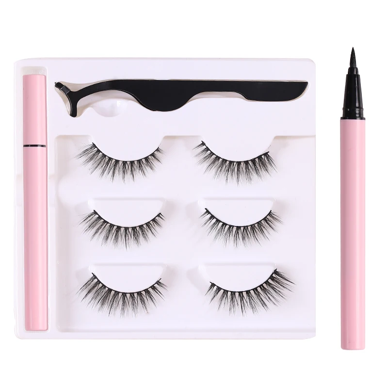 Wholesale eyeliners colours set , transparent adhesive eyeliner waterproof glue , water proof eyeliner tube pink