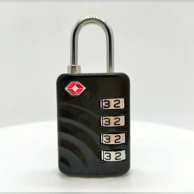 Travel Safe Security Padlock Keyless 4 Digit Combination Password Zinc Alloy TSA Lock