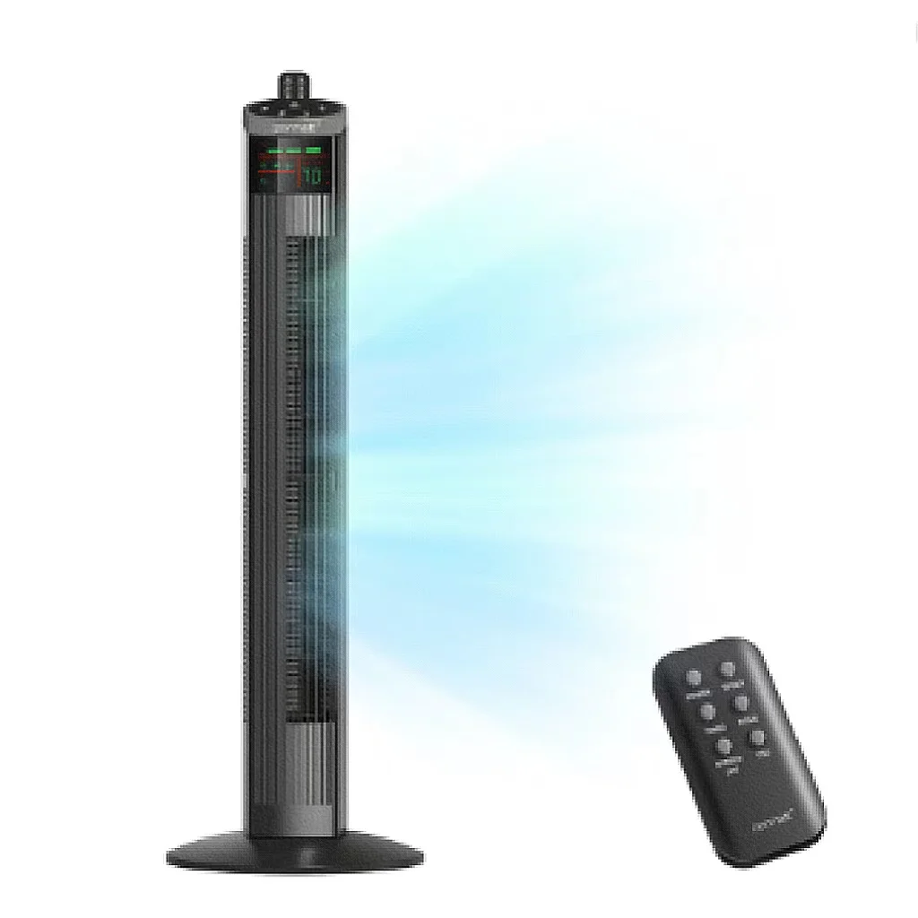 36 Inch Buy Chillmax Portable Bladeless Air Cooling tower Fan Oscillating Tower & Pedestal Fans With remote