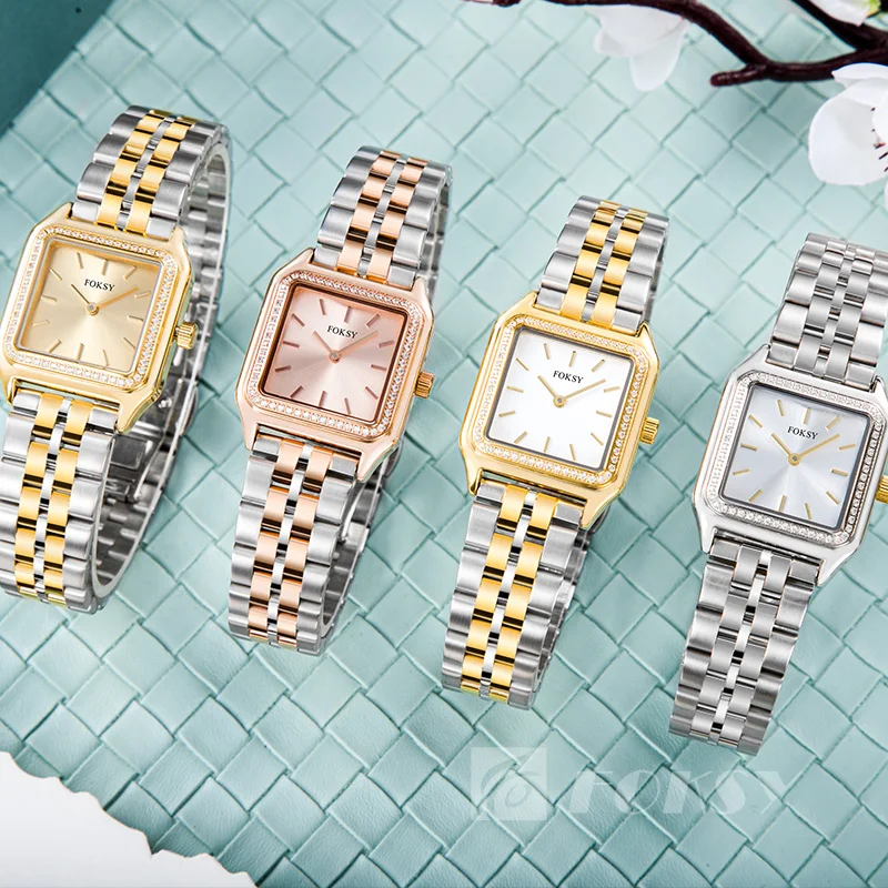 Женские наручные часы из нержавеющей стали