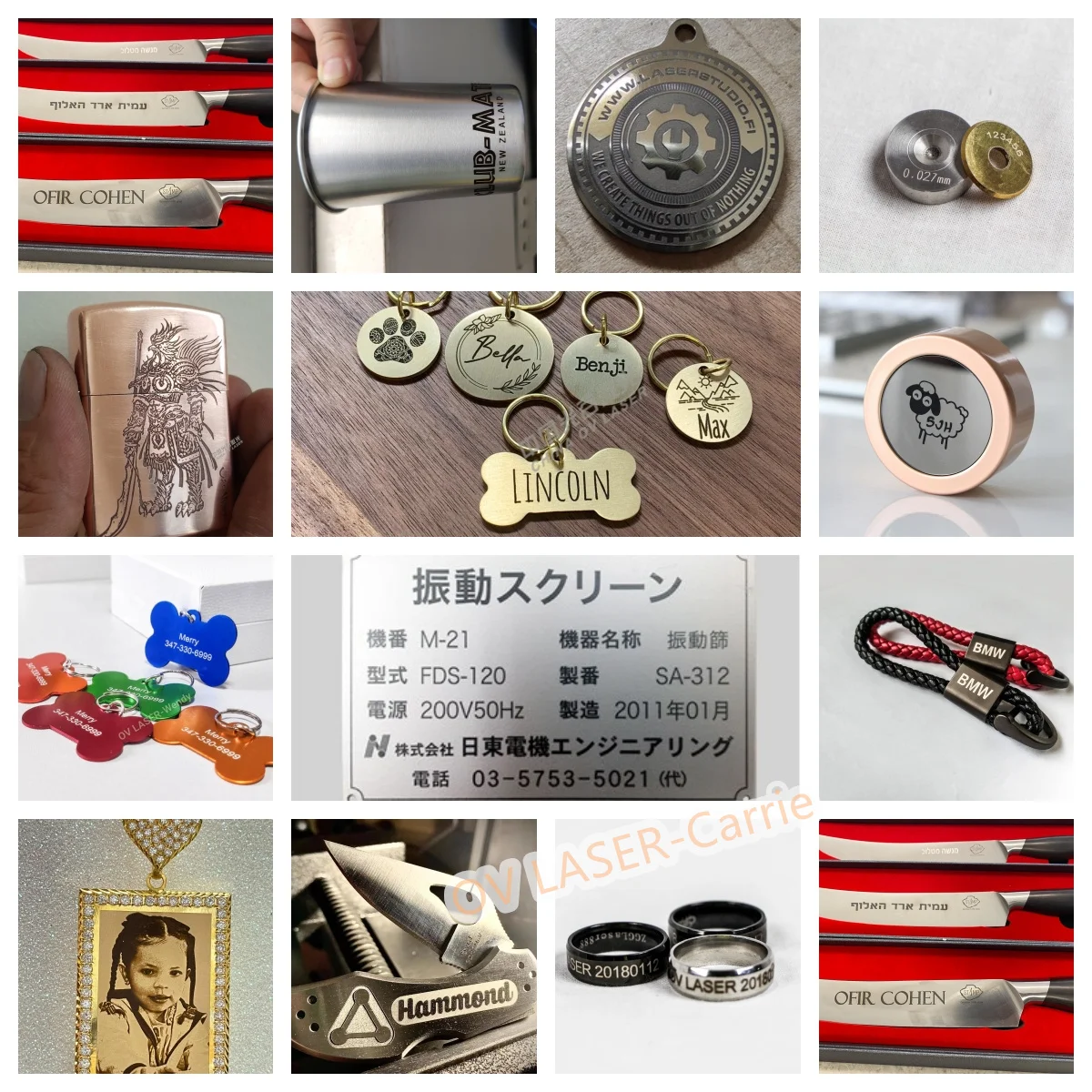 Fiber Laser Marking Printing Machine for Metal with Rotary Laser Logo Engraving Machine Laser  30w 50w 100W