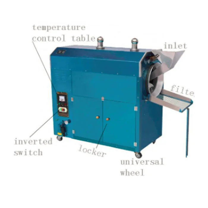 industrial sunflower seed nut roaster electric peanuts roasting machine