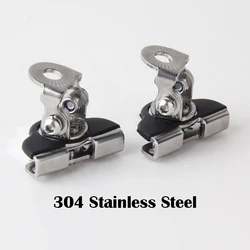 2PCS Universal Adjustable Pillar Hood  Stainless Steel Auto Hood Led Light Bracket Led Light Mounting Holder