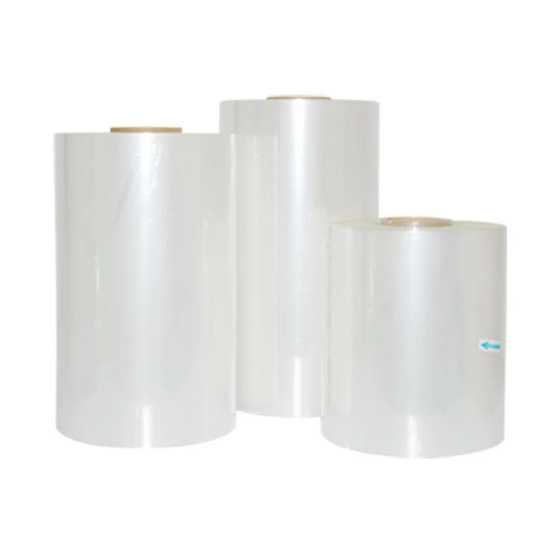 High quality center folded custom transparent plastic easter heat shrink film