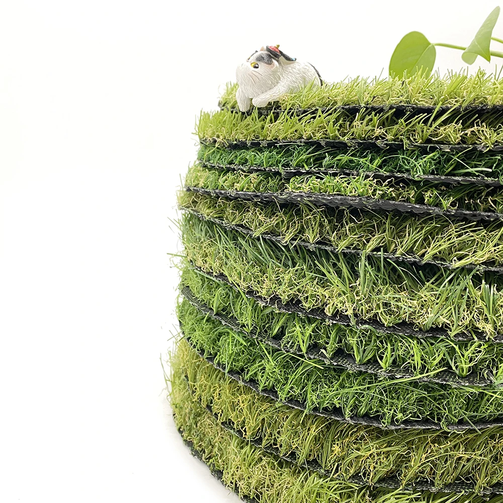 Hanwei grass turf x grass Synthetic readymade rainbow pet turf indoor soccer turf green plastic carpet grass india