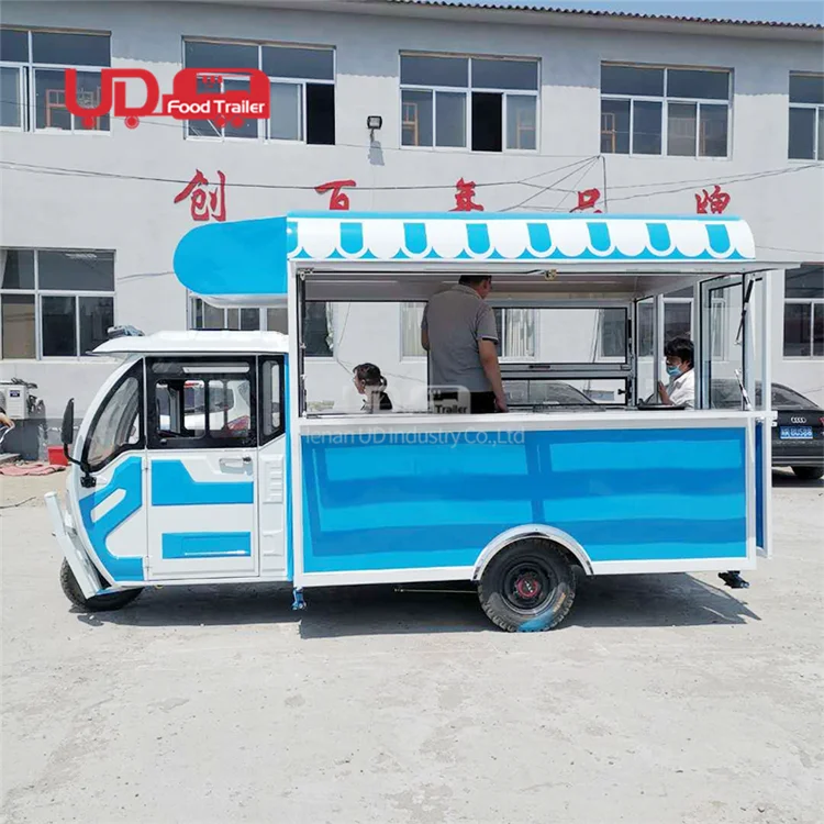 China Foodtruck Mobile Street Small Kitchen Trailer Hot Dog Vending Carts Mini Food Truck for Sale