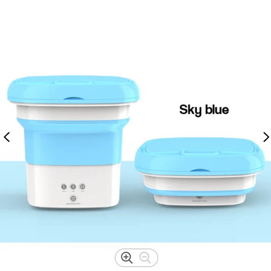 2022 Latest Design Baby Intelligent Washing Machine Super Quiet 220v Mini Portable 110V Small Folding Underwear Washing Machine