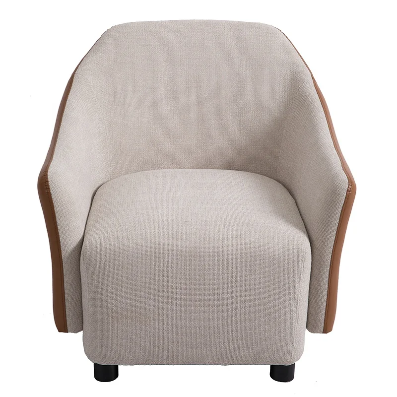 Nisco Living Room Modern Wood Design Single Sofa Chair