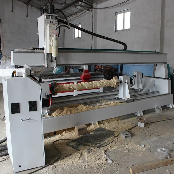 Factory Direct Sales Direct Variable Speed TJ-2530 Fast Tianjiao 4 axis wood turning machine cnc wood lathe 3 axis machine