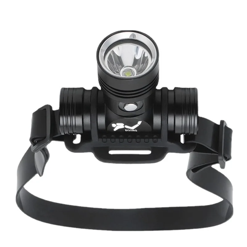 NEW LED Diving Headlamp Super Bright Swimming Headlight 100M Waterproof High Power Flashlight Diver Submarine Head Torch