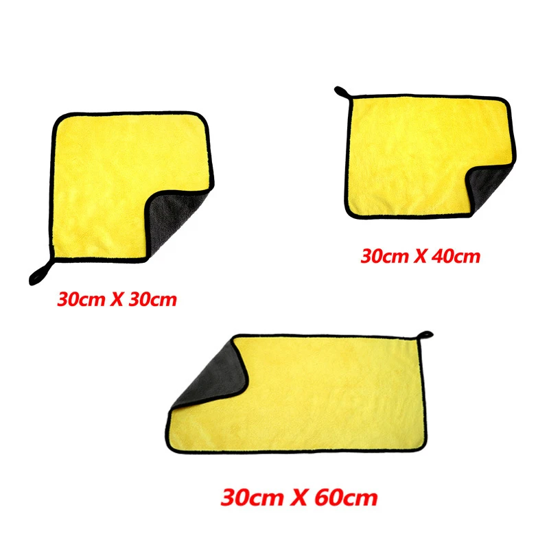 Micro Fiber plush fibre Auto Care product Microfibre Detailing Microfiber Car Wash Cleaning Cloth fleece drying Towels for car