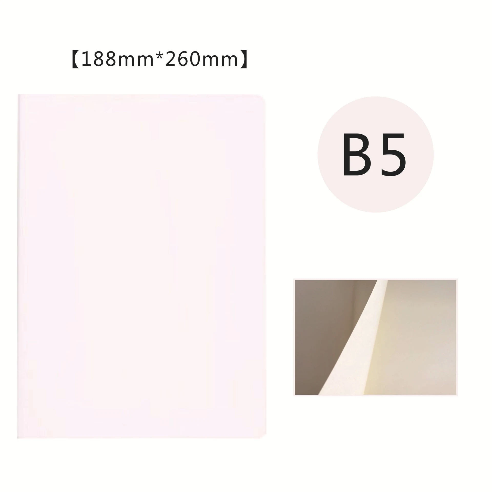 Customize Simple Design Notebook Kraft A5 Composition Notepad Stationery Notebooks Promotional Notebook For Office School
