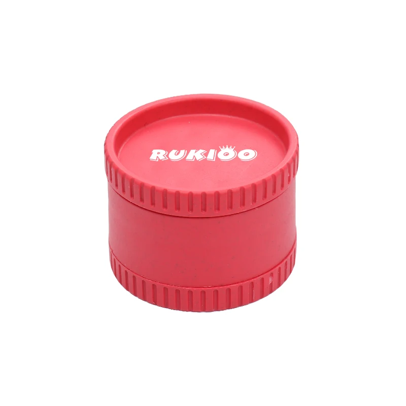 2023 New Hot Sale Custom Logo 55 mm- 3 Layers Degradable Plant Fiber Tobacco Herb Grinder